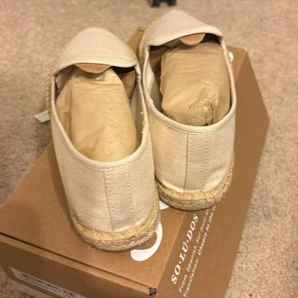 NWT Soludos Piping Smoking Espadrille. Box included - Picture 5 of 7